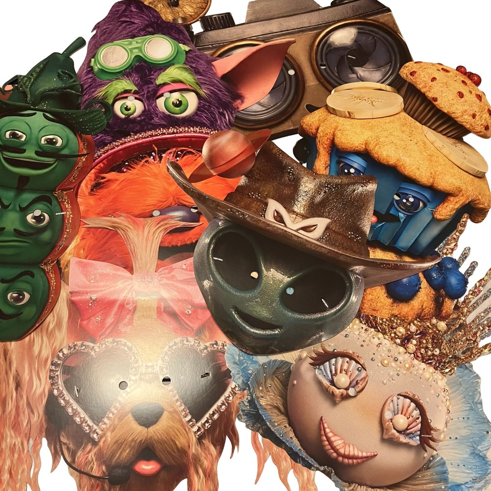 The Masked Singer Season 13 Promotional Paper Face Mask Set of 8 Large FOX TV